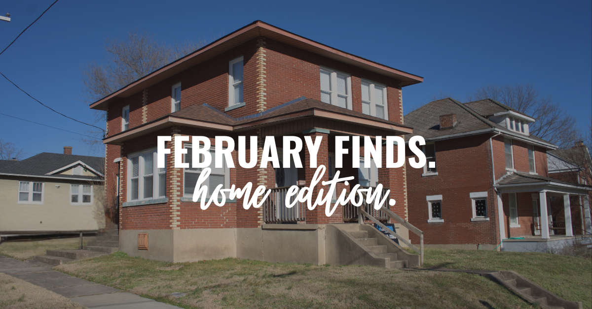 "February Finds: Home Edition" showcasing a home owned by Rent SEMO in Cape Girardeau, MO that is available for rent.